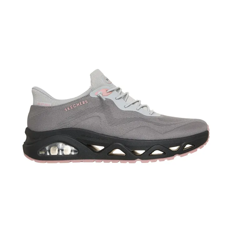 Skechers Slip-ins: UNO Glide-Step – Air Gliders Houtskool/Roze