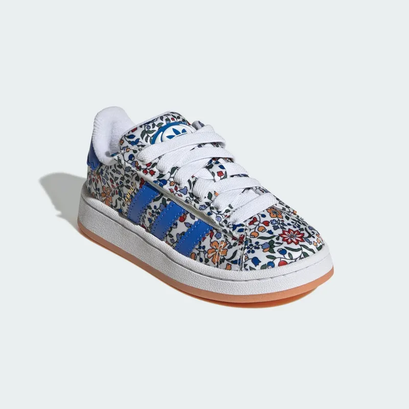 Adidas Campus 00s x Liberty London Comfort Closure with Elastische Veters Kids Blue / Blue / Off White (JS3806)