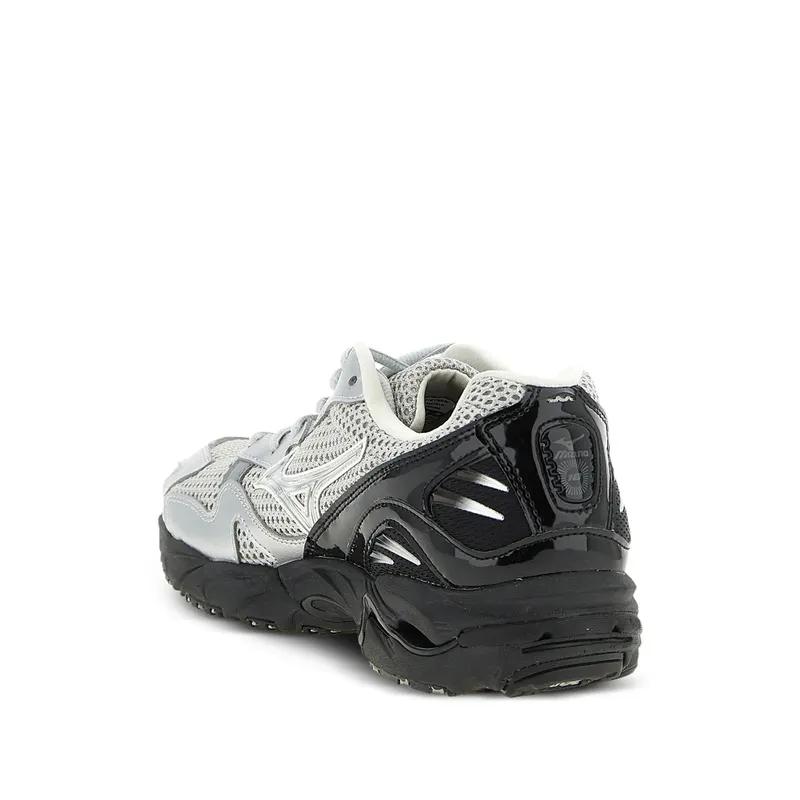 Mizuno Wave Rider 10 Lace-up “Silver/Black” (D1GA2616 02)