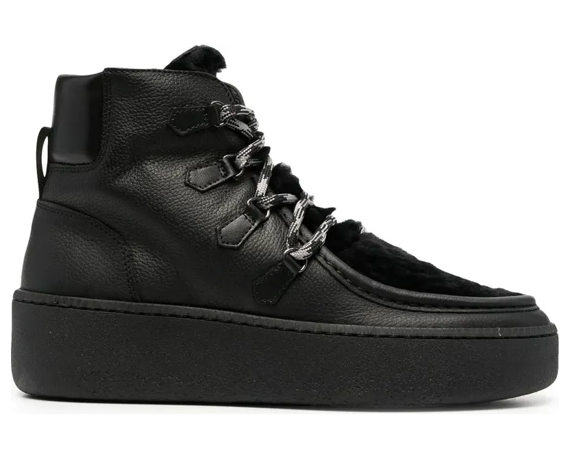 Woolrich met imitatiebont detail “Black” (CMWFFO2550FRUWF123)