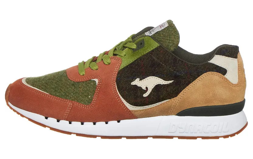 KangaROOS ROOStraditions Tweed Coil R2 Ultimate Handmade in Germany Forest Green / Cream White (47511-8083)