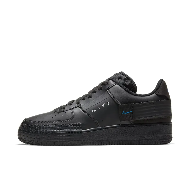 Nike Air Force AF 1 Low Type Triple Black (2019) (AT7859-001)
