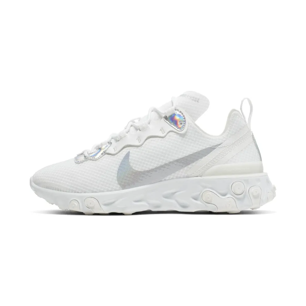Nike React Element 55 ‘White Iridescent’ (2019) (CN0147-100)
