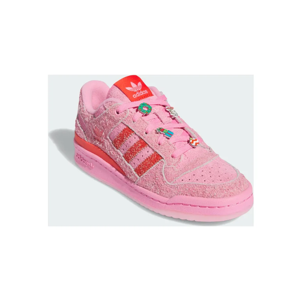 adidas Forum Low CL The Grinch Bliss Pink F22 / Bright Red / Bright Red (ID8895)