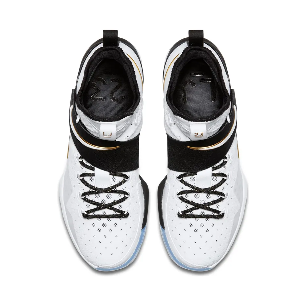 Nike LeBron 14 BHM (2017) Black/White-Metallic Gold (860634-100)