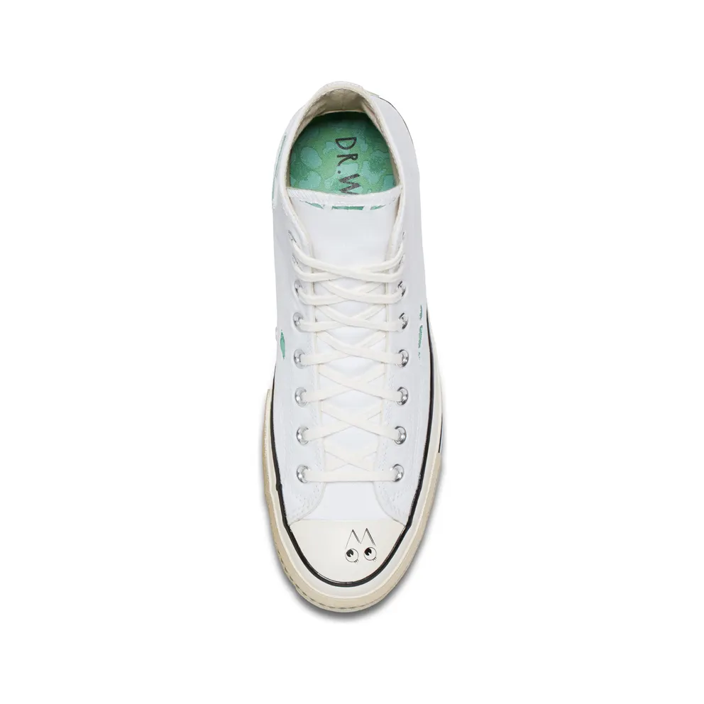 Converse Chuck Taylor All-Star 70s Hi Dr. Woo Wear to Reveal White White/Absinthe (162978C)