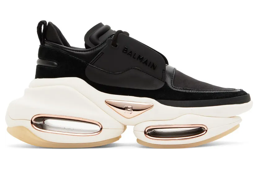 Balmain Black B-Bold Sneakers (YN1VI541LSHD)