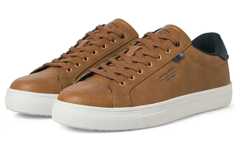 Jack & Jones Jack & Jones sneaker Donkerbeige / Marine (12229695-Tan)