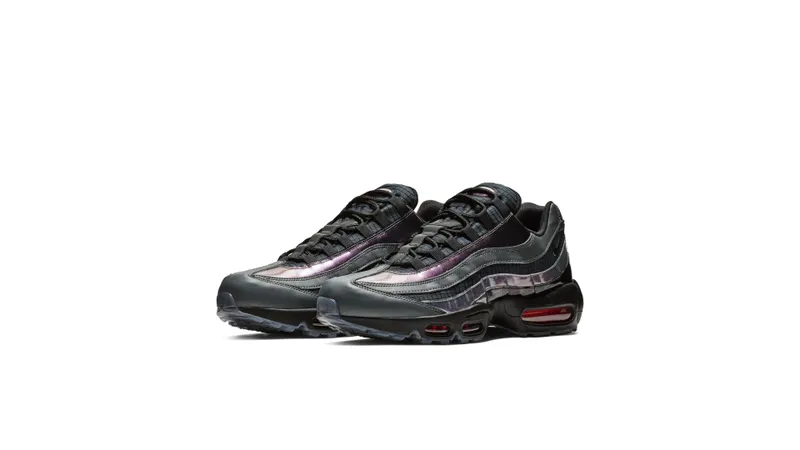 Nike Air Max 95 LV8 Black Black/Ember Glow-Dark Grey (AO2450-001)