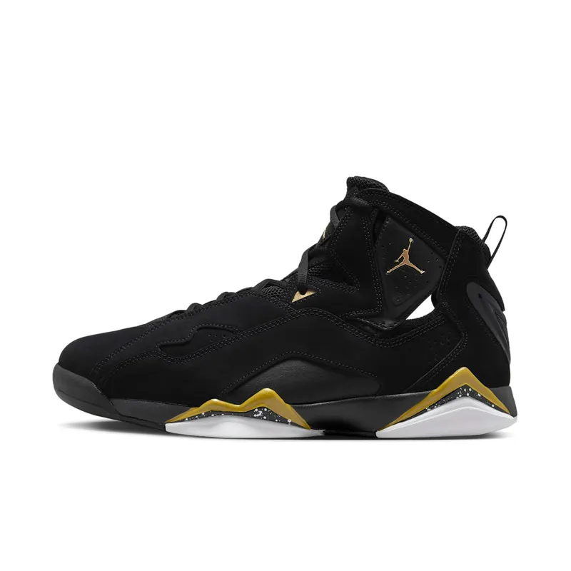 Jordan True Flight Black White Metallic Gold (342964-072)