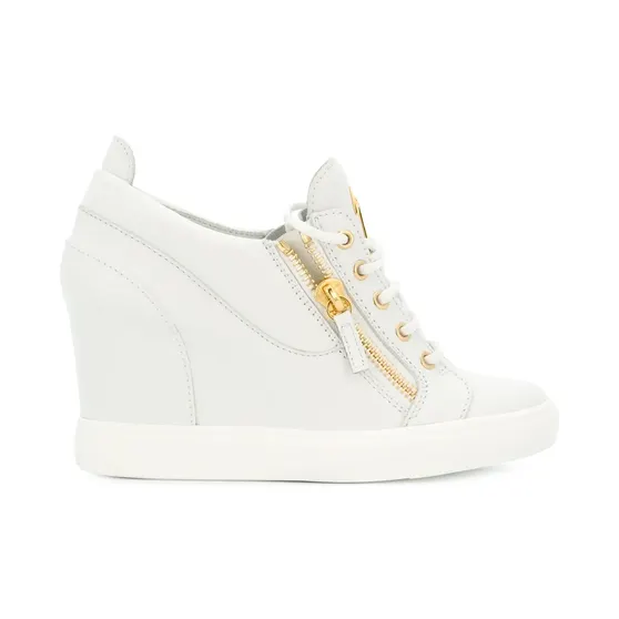 Giuseppe Zanotti ‘Sonya’ Wedge-Sneakers “White” (RS6125001)