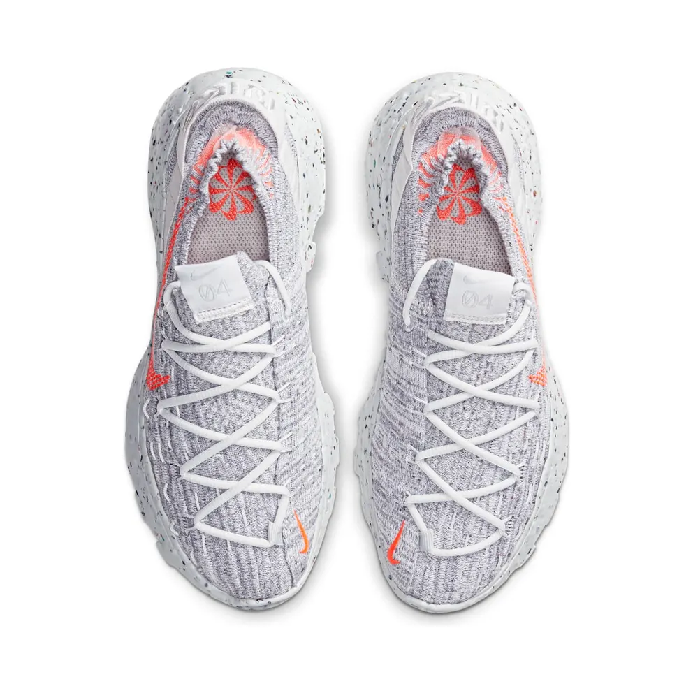 Nike Space Hippie 04 Summit White Hyper Crimson (W) Summit White/Hyper Crimson-Vast Grey-White (CD3476-100)