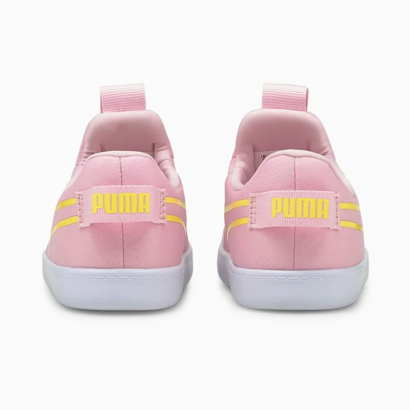 PUMA Courtflex V2 Slip-On Babies’ Pink Lady/Celandine (374859-03)