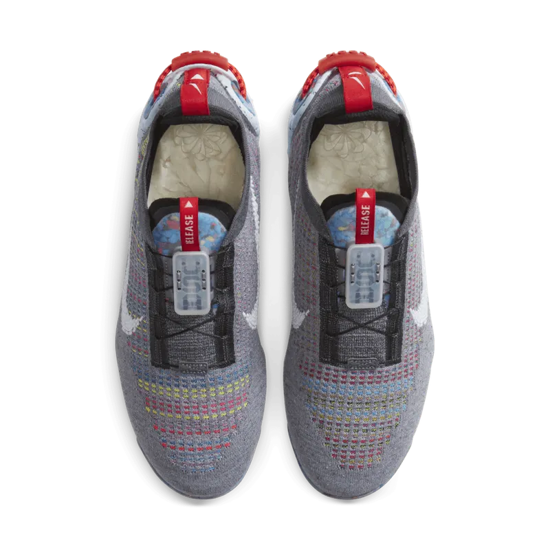 Nike Air VaporMax 2020 Flyknit Smoke Grey Multi-Color Smoke Grey/Bright Crimson-University Red-White (CZ9313-001)