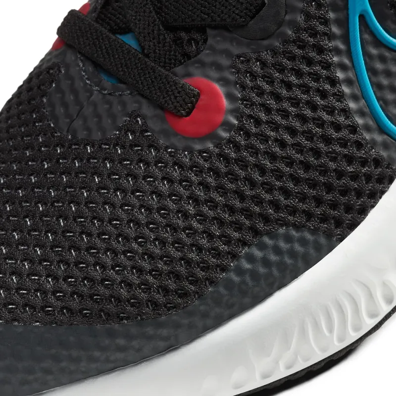 Nike Renew Run Black Laser Blue (PS) Black/Laser Crimson/Dark Smoke (CT1436-090)