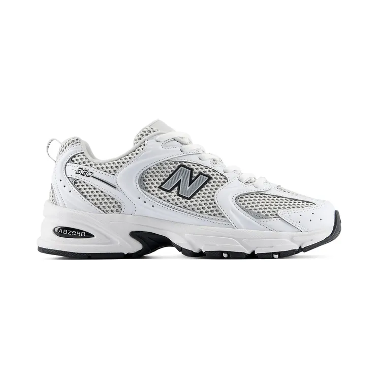 New Balance 530 “White Silver Metallic Black Sole” (U530KLB)