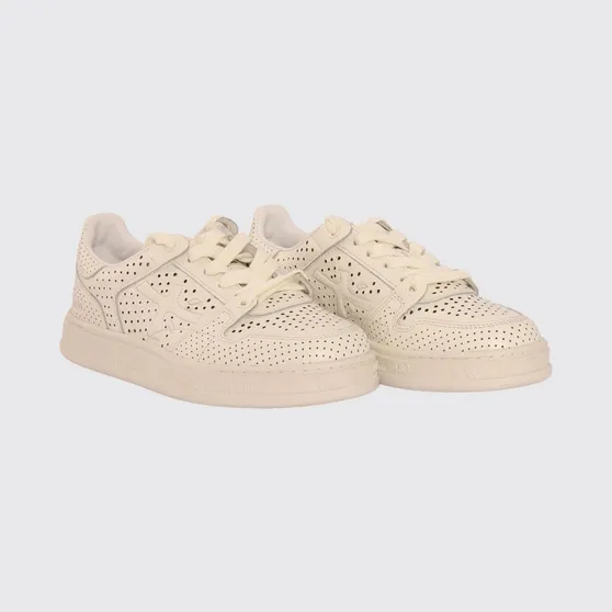 Premiata Perforated Leather Quinn Sneakers White (QUINN8251)