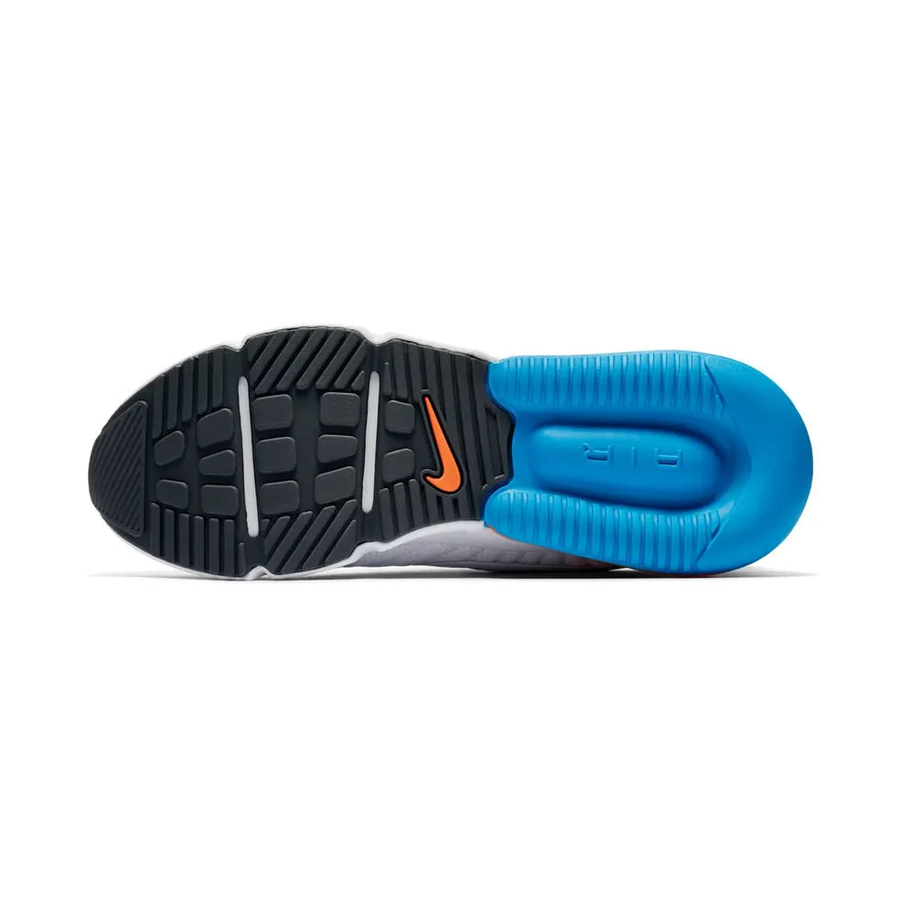 Nike Air Max 270 Futura White Total Orange Blue Heron White/White-Total Orange-Blue Heron (AO1569-100)