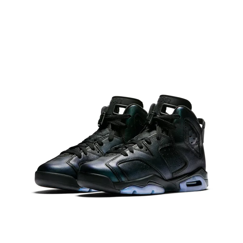 Jordan 6 Retro All Star 2017 “Chameleon” (GS) Black/Black-White (907960-015)