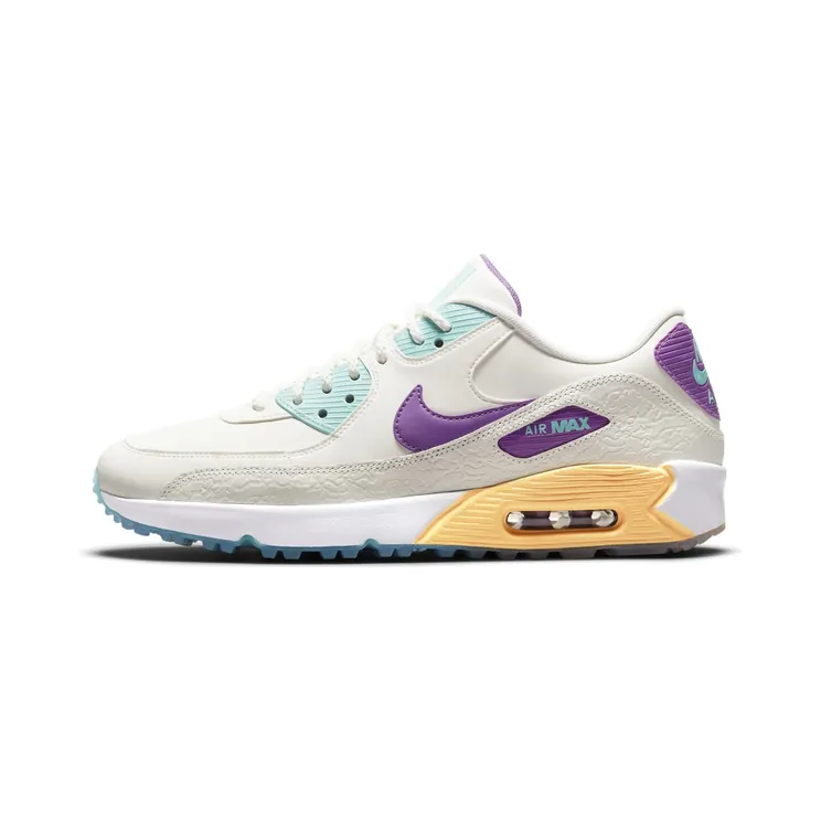 Nike Air Max 90 Golf NRG US Open Torrey Pines Pack “Sail / Melon Tint / Tropical Twist / Purple Nebula” (CZ2434-133)