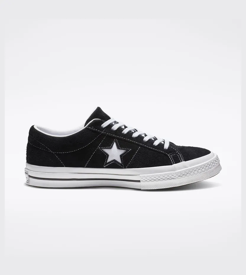 Converse Concerse One Star OX Black Suede (158369C)