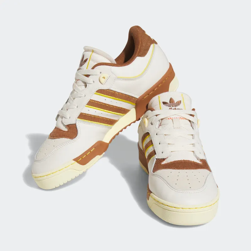 Adidas Rivalry Low 86 Chalk White / Wild Brown / Hazy Yellow (FZ6317)