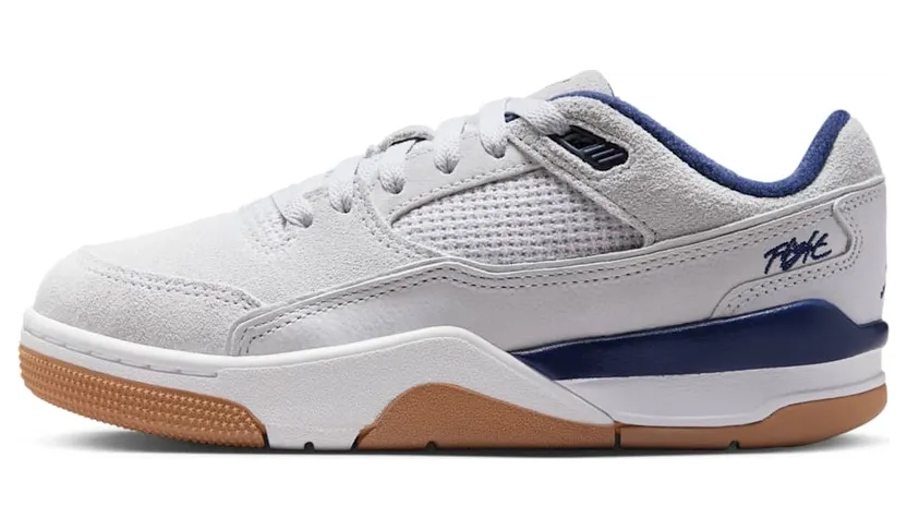 Jordan Flight Court Neutral Grey White Gum Light Brown Midnight Navy (HF3333-004)