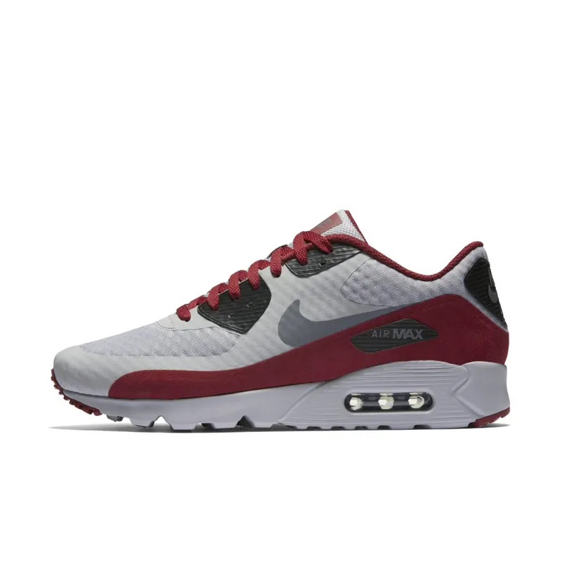 Nike Air Max 90 Ultra Wolf Grey Team Red (819474-012)