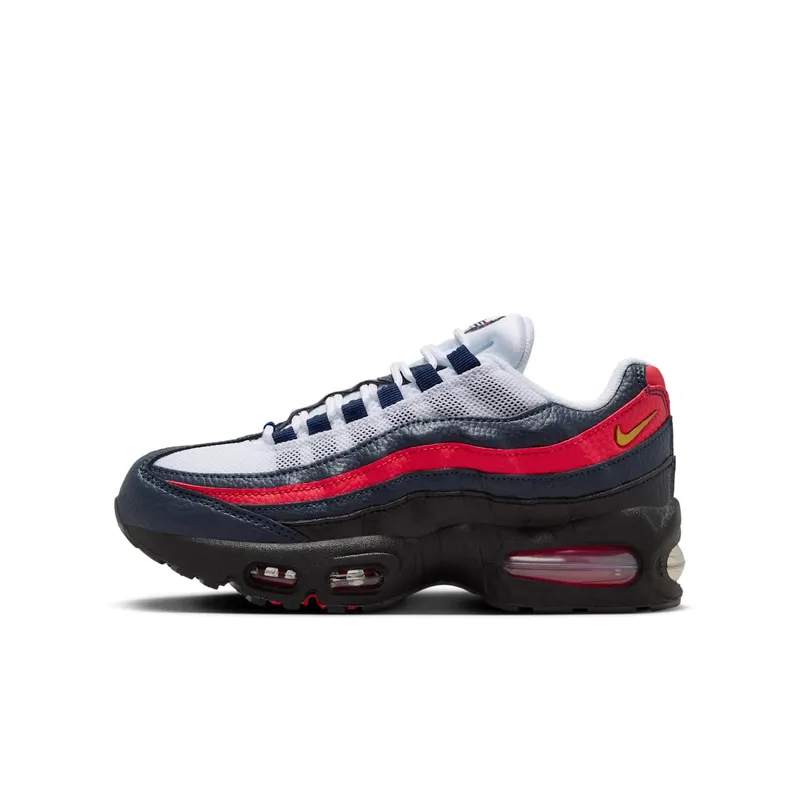 Nike Air Max 95 – “Obsidian / Challenge Red / White / Metallic Gold” (II7190-400)