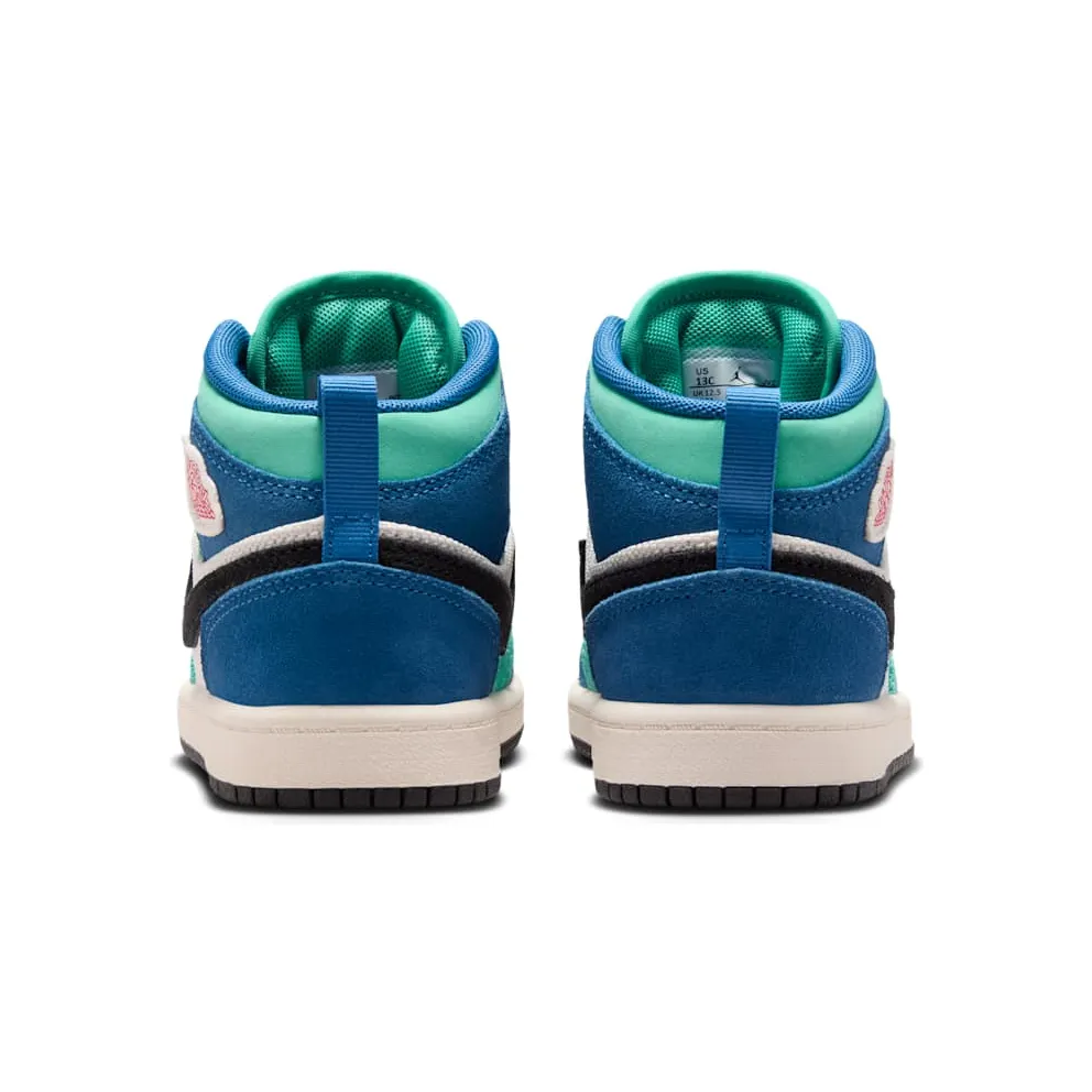 Air Jordan 1 Chalk/True Blue/Kinetic Green/University Red (IO2056-100)