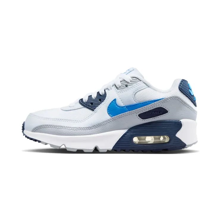 Nike Air Max 90 Wit/Midnight Navy/Football Grey/Blue Crystal (IQ0098-103)