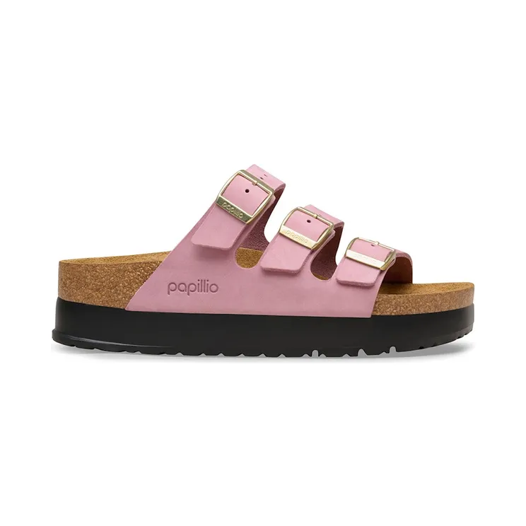 Birkenstock Florida Flex Platform Nubuck Leather Orchid (1032659)