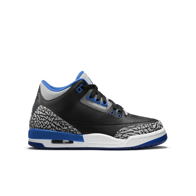 Air Jordan Nike AJ 3 III Retro Sport Blue (GS) (398614-007)
