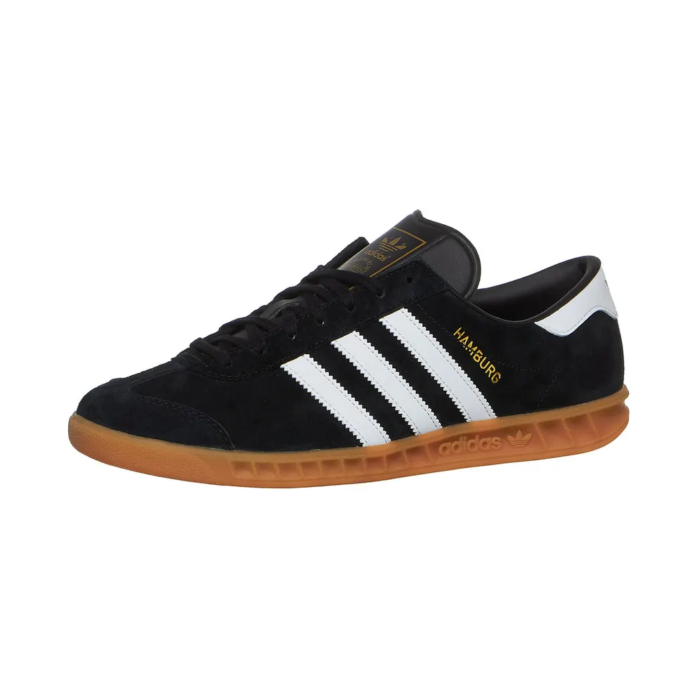 adidas Hamburg Core Black / Cloud White / Gum (S76696)