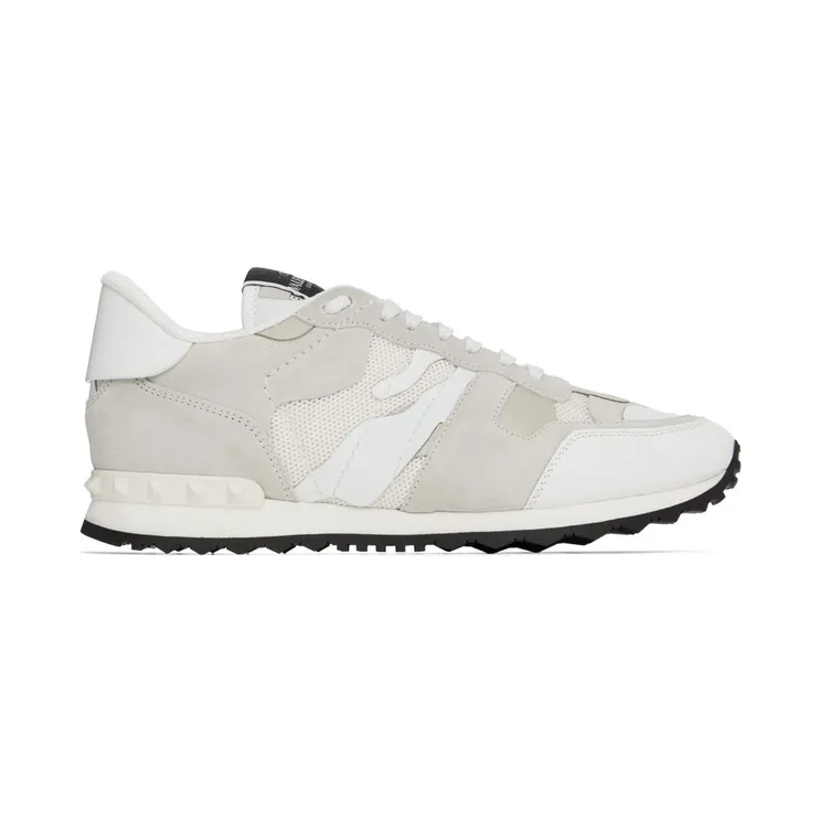 Valentino Garavani White Rockrunner 10K White-Ghiaccio/ (1Y0S0723LTX)
