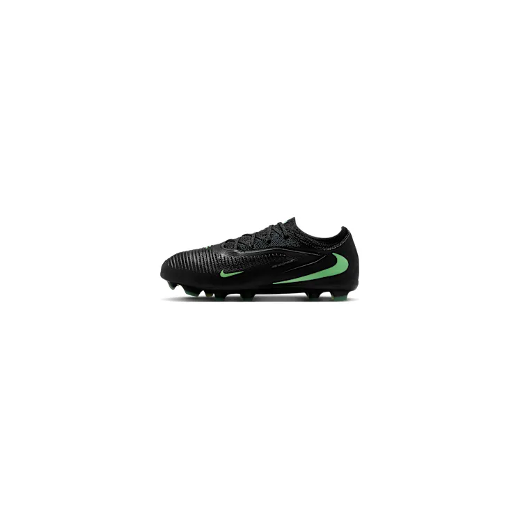 Nike Jr. Phantom 6 Low Pro ‘ Multi-Ground “Black / Illusion Green” (HM9204-001)