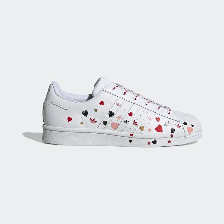 Adidas Superstar ‘Valentine’s Day’ Cloud White/Core Black/Glory Pink (FV3289)
