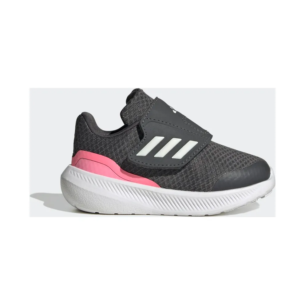 Adidas RunFalcon 3.0 Hook-and-Loop Grey Six / Crystal White / Beam Pink (HP5859)