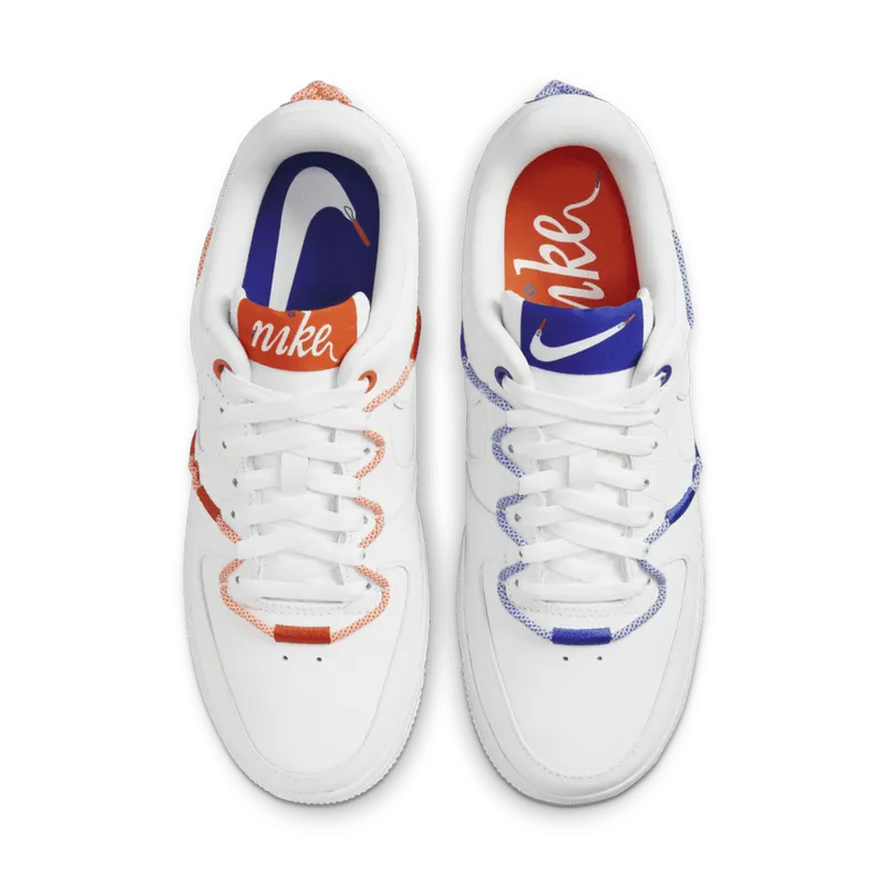 Nike Air Force 1 Low ’07 LX White Orange Blue (W) (DH4408-100)
