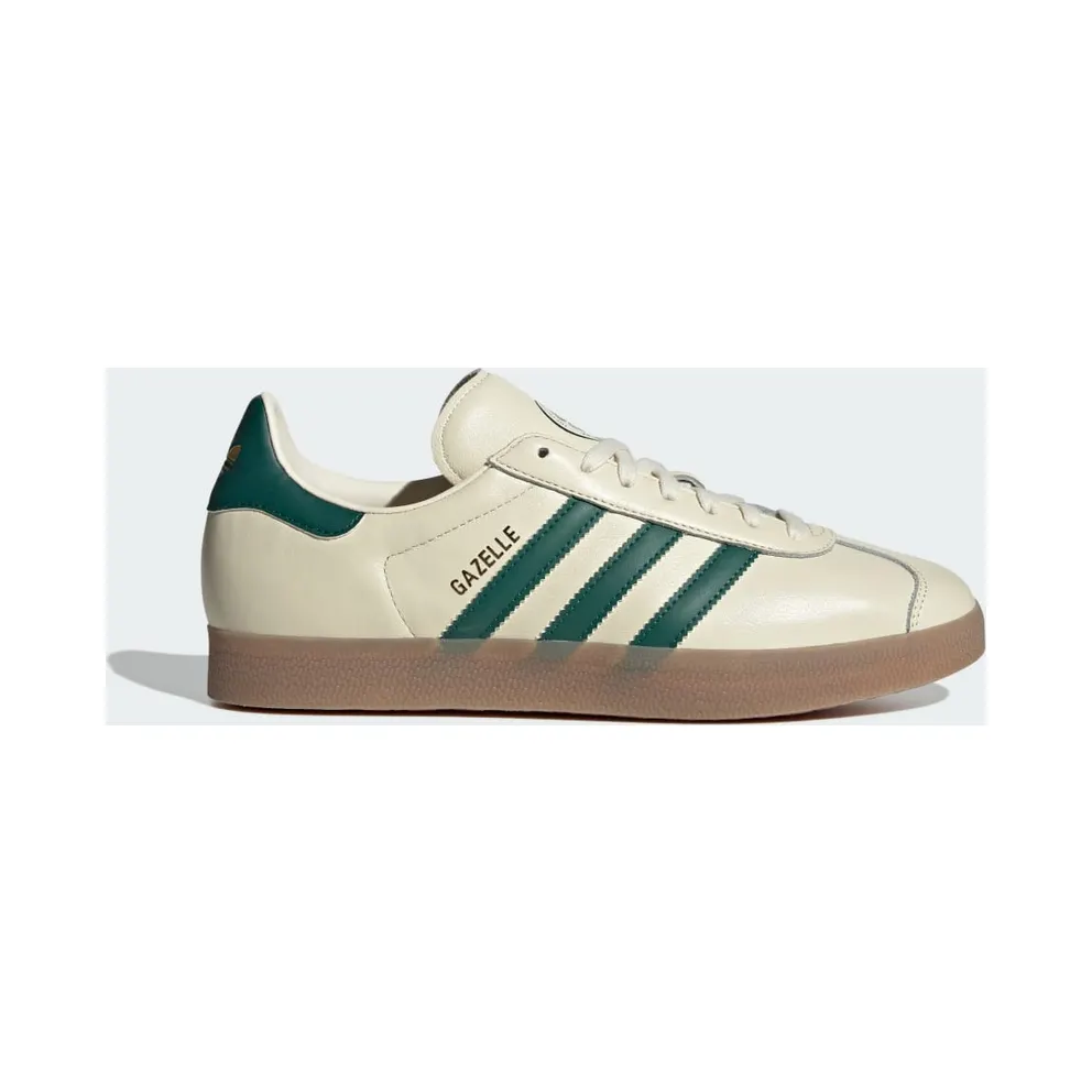 adidas Gazelle Schuh Cream White / Collegiate Green / Gum (IG6435)