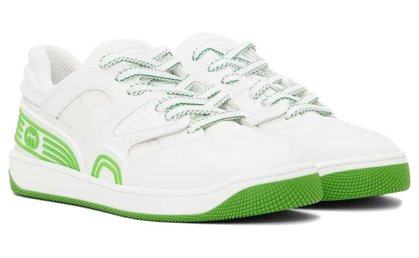 Gucci Green Basket Sneakers (700290 2SHG0) (4)