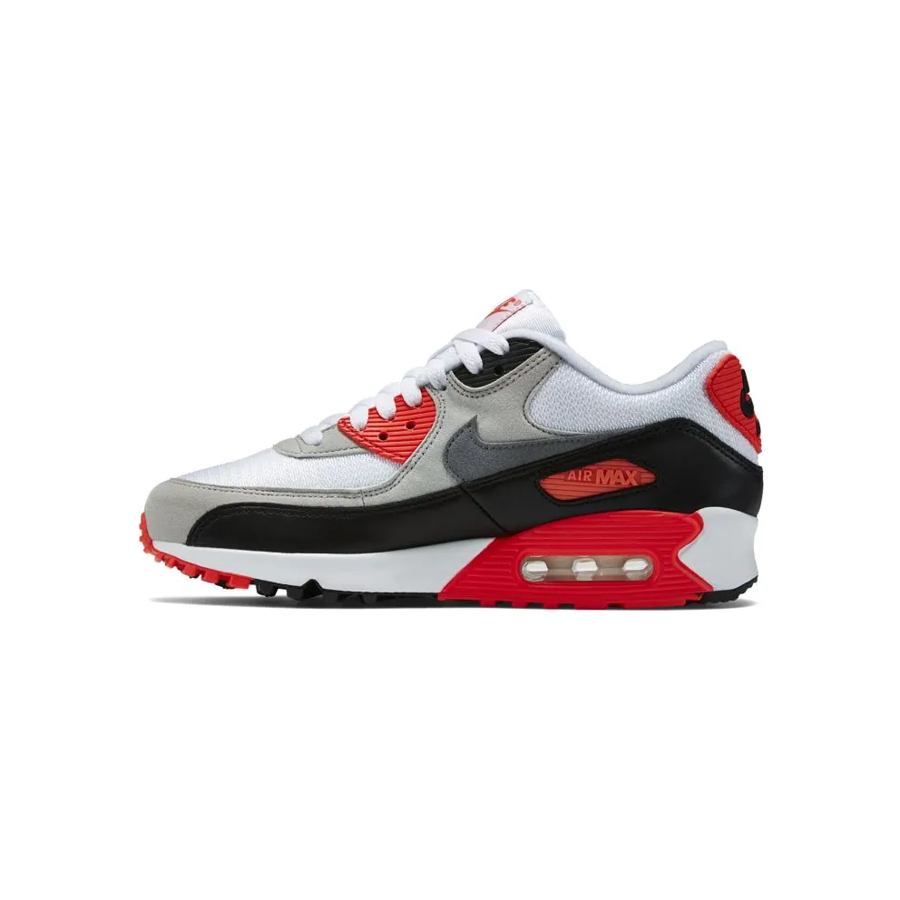 Nike Air Max 90 Infrared (W) White/Cool Grey-Neutral Grey-Black (742455-100)