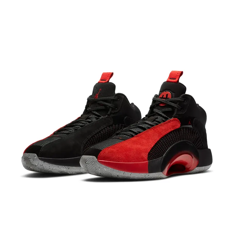 Jordan XXXV Warrior Black/University Red-Cement Grey (DA2625-600)
