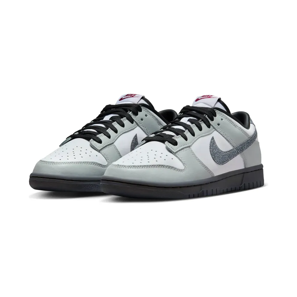 Nike Dunk Low LX “Glitter Swoosh White Light Smoke Grey” (HQ3462-191)