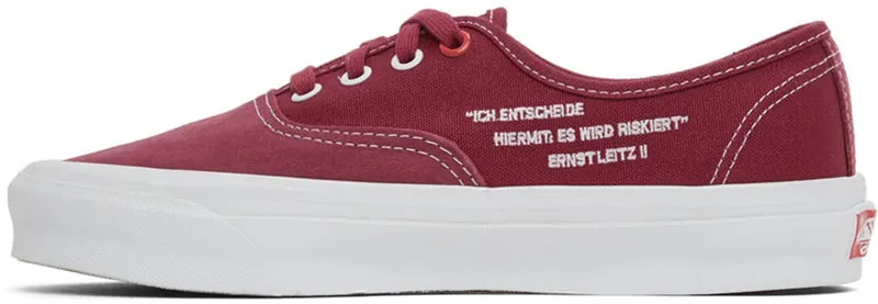 Vans Red Ray Barbee Edition OG Authentic LX (VN0A4BV991Y)
