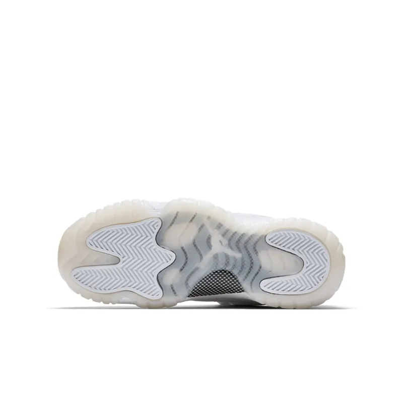 Jordan 11 Retro Low Heiress Pure Platinum (GS) White/White-Pure Platinum (897331-100)