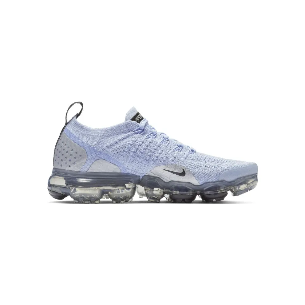 Nike Air VaporMax Flyknit 2 Aluminum (W) Aluminum/Metallic Silver-True Berry-Black (942843-402)