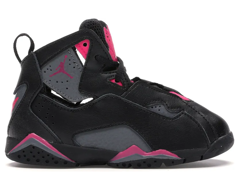 Jordan True Flight Black Dark Grey Deadly Pink (TD)
