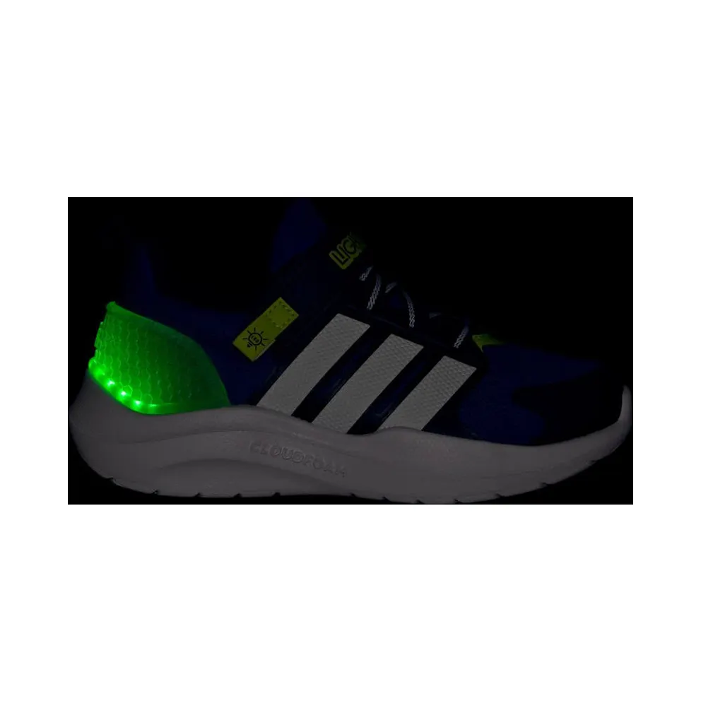 Adidas Lightorama Kids Lucid Blue / Cloud White / Solar Slime (JQ4158)