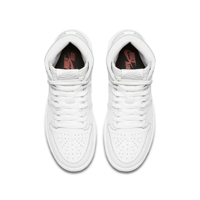 Jordan 1 Retro High Perforated White (GS) White/Black-White (575441-100)